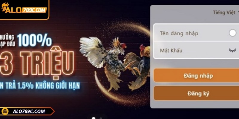 Đăng nhập ALO789 với 4 bước